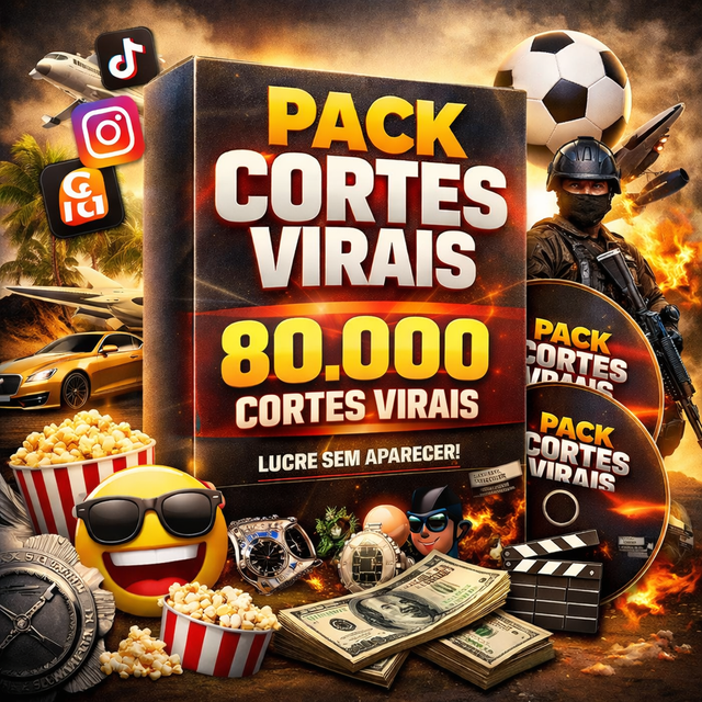 Pack de 80.000 Cortes Virais